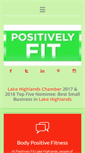 Mobile Screenshot of positivelyfitlakehighlands.com